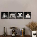 Meetdeceny Fashion Wall Art for Living Room-Black And White Wall Art Decor for W... - Image 6