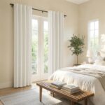 MIULEE Thick Linen Curtains 108 Inches Long Neutral Ivory Semi Sheer for Farmhou... - Image 8