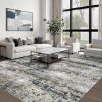 pmtsns Area Rugs 8x10 for Living Room: Washable Rug Modern Abstract Neutral Soft... - Image 3