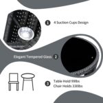TWT Patio Furniture Set Aluminum 3 Pieces All-Weather Rattan Outdoor Chairs with... - Image 7