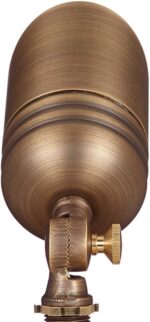 VOLT Fat Boy 12V Brass Outdoor Spotlight (Bronze) for Low Voltage Landscape Ligh... - Image 5