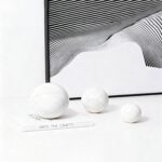 White Natural Marble Decorative Sphere Set, Heavy Solid Stone Balls for Home Dec... - Image 8