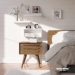 RICHER HOUSE White Floating Shelves Set of 3, Modern Bathroom Shelves Wall Mount... - Image 6