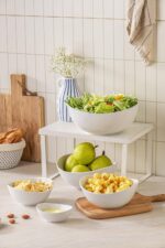 Porcelain Serving Bowls set for Entertaining, 3-11-20-32-50 Ounce, Scratch Resis... - Image 7