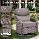 Luxury High Back Outdoor Furniture with 6-inch Extra Thick Cushions, Patio Furni... - Image 5