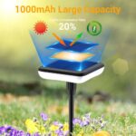 Solar Lights Outdoor Pathway 8 Pack IP65 Waterproof 31" Solar Garden Lights 2 He... - Image 4