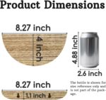 QsQueen Solid Wood Half Round Floating Wall Shelves | Elegant Floating Shelves, ... - Image 4