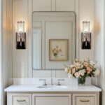 ANDY STAR 30”x40”Chrome Mirror for Bathroom, Rounded Rectangle Bathroom Mirror, ... - Image 3