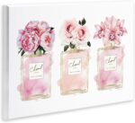 Stupell Industries 'Pink Flowers & Perfumes Glam', Wall Plaque Art, 15 x 10 Inch... - Image 3