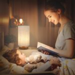 Small Bedside Night Table Lamp for Bedroom, Minimalist Nightstand Lamp with Roun... - Image 4