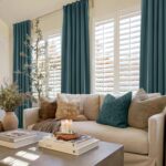 NICETOWN Greyish Blue Back Tab Velvet Curtains Room Darkening Panels, Thermal In... - Image 5