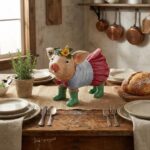 Mel's Dreams Artisan Resin Piglet Statue - Whimsical Garden Décor in Rain Boots ... - Image 3