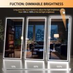 Hasipu Full Length Mirror with Lights, 81" x 34" LED Lighted Floor Standing, Ful... - Image 4