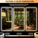 Hasipu Full Length Mirror with Lights, 81" x 34" LED Lighted Floor Standing, Ful... - Image 5