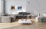 Hand Painted Cityscape Modern Oil Painting on Canvas Reflection Abstract Wall Ar... - Image 6