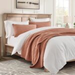 EVERGRACEHOME Cotton Coverlet Set Full Queen Size 3 Pieces, Lightweight Soft Rib... - Image 6