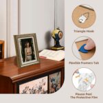 HappyHapi 5x7 Picture Frame, Vintage Picture Frames for Wall or Tabletop Display... - Image 5