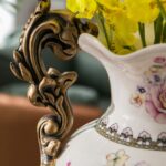 Tall Table Modern Vase,Large Ceramic Flower Vases for Shelf Home Decor,Creative ... - Image 5