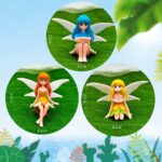 Suartus Miniature Fairy Figurines - 4Pcs Small Flower Fairies Ornaments Resin Mi... - Image 7