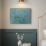 Framed Van Gogh Wall Art, Almond Blossom Canvas Print, Vintage Impressionist Flo... - Image 5