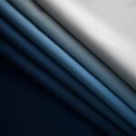 Yakamok 100% Blackout Curtains 54 inches Long,Room Darkening Blue Curtains Ombre... - Image 7
