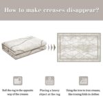 DweIke 4x6 Area Rugs for Living Room, Machine Washable Bordered Rug for Bedroom,... - Image 6