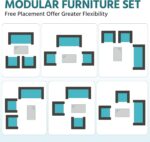 Yaheetech Patio Furniture Set 4 Pieces Conversation Sets, Rattan Chair Wicker Se... - Image 7