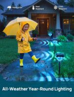 Linkind Smart Solar Pathway Lights SP6, App/Voice Control Solar Lights Outdoor W... - Image 5