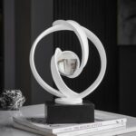 Modern White Statue Decor for Living Room, Abstract Art Sculptures Home Décor Ac... - Image 4