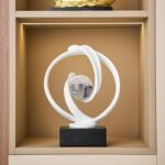 Modern White Statue Decor for Living Room, Abstract Art Sculptures Home Décor Ac... - Image 8