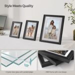 SONGMICS Picture Frames with 16 Mats, Set of 10 Collage Photo Frames, Two 8x10, ... - Image 4