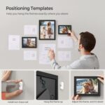 SONGMICS Picture Frames with 16 Mats, Set of 10 Collage Photo Frames, Two 8x10, ... - Image 8
