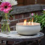 TIKI Citronella Candle 2-Pack – 7-Inch White Wax Bowl with Concrete Finish – Out... - Image 5