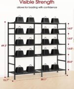 Sakugi Storage Shelves - 5-Tier Heavy Duty Garage Shelving Units with Leveling F... - Image 4