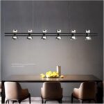 Chinese Restaurant Chandelier Nordic Modern Minimalist Pendent Light Luxury Stri... - Image 6