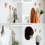 Magnifico Wooden Wall Hooks – Set of 2 – Rustic Wood Coat Hooks for Hanging Towe... - Image 4