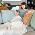 Northwest HGTV Luxuriously Soft Faux Fur Throw Blanket, Triple Jacquard Carved D... - Image 3