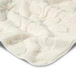 Northwest HGTV Luxuriously Soft Faux Fur Throw Blanket, Triple Jacquard Carved D... - Image 5