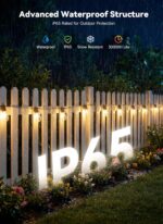 Minetom 101FT Outdoor String LED Patio Lights Waterproof,46 Shatterproof S14 Vin... - Image 5