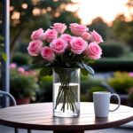 CYS EXCEL (H:12" D:6") Large Cylinder Clear Glass Vase for Wide Bouquet Flower V... - Image 4