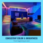 WiZ Connected 16.4 ft LED Light Strip For Your Smart Home, Flowing Multicolor LE... - Image 3