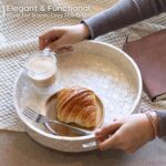 CHI AN HOME 12.6 Inch Capiz Round Decorative Tray, Decorative Serving Tray with ... - Image 6