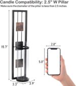 Shelving Solution Wall Sconce Candle Holder Metal Wall Decorations for Living Ro... - Image 3