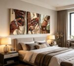 3Pcs Fashion African American Black Man Canvas Wall Art Modern Money Poster Prin... - Image 4