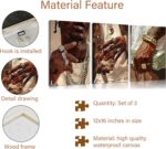 3Pcs Fashion African American Black Man Canvas Wall Art Modern Money Poster Prin... - Image 8