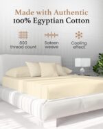 Good Sleep Bedding King Size Fitted Sheets Only - 800 TC Fitted Sheet King, Luxu... - Image 3