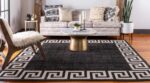 Unique Loom Athens Collection Classic Geometric Modern Border Design Area Rug, 8... - Image 4