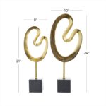 CosmoLiving by Cosmopolitan Marble Abstract Decorative Sculpture Home Decor Stat... - Image 7