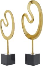 CosmoLiving by Cosmopolitan Marble Abstract Decorative Sculpture Home Decor Stat... - Image 8