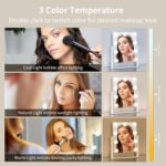 Vanity Mirror with Lights, Makeup Mirror with Lights,3 Color Lighting Modes Deta... - Image 3